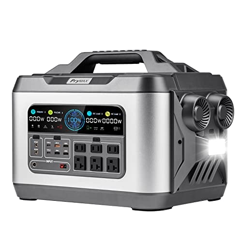 PRYMAX Portable Power Station 2200W (4500W Peak) Solar Generator with PD 100W Max Port