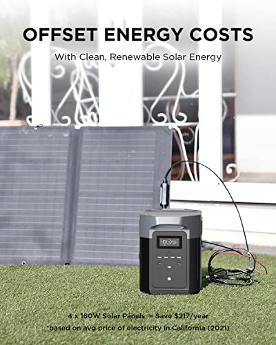 EF ECOFLOW Portable Power Station DELTA Max 2000, 2016Wh Expandable Capacity Portable Generator